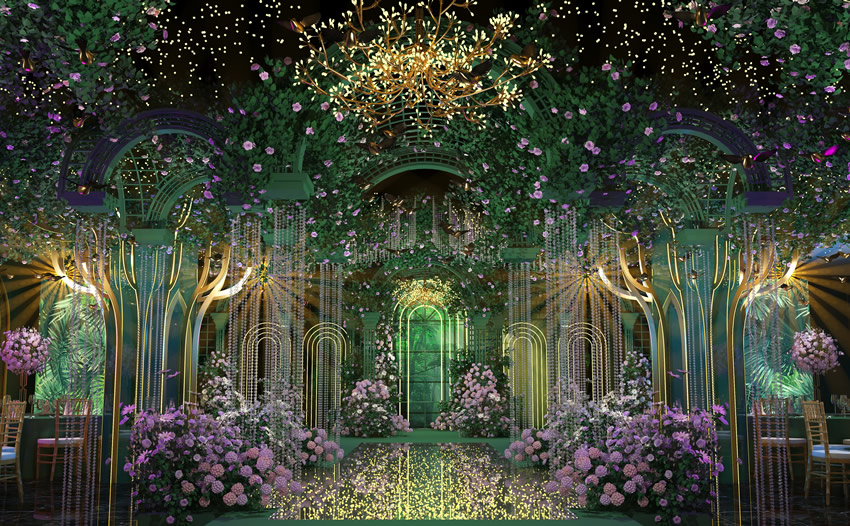 巨野奇妙森林婚礼堂效果展示