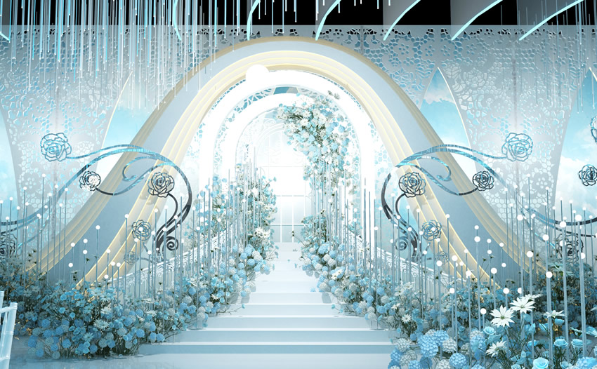 巨野釡香烙馍村水晶厅效果展示